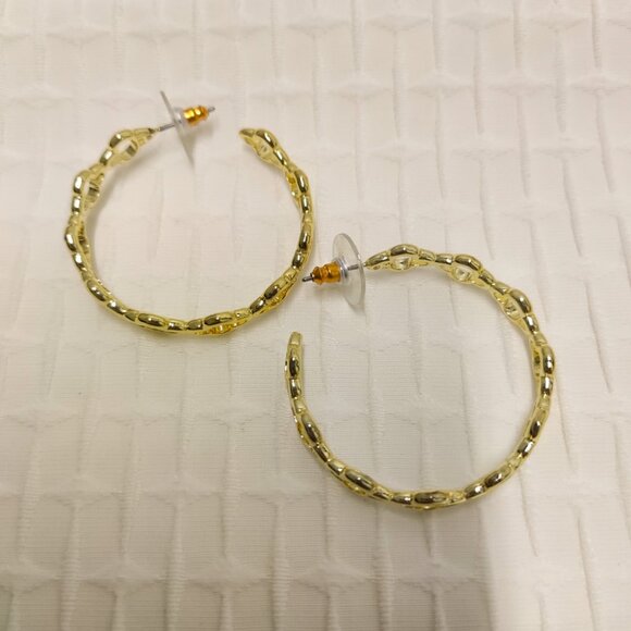 Kendra Scott Jewelry Abbie Kendra Scott Gold Hoop Earrings Poshmark